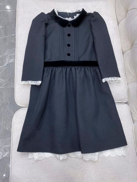2020 new ladies fashion long sleeve lapel collar stitching velvet lace bowknot dress 1103, Black;gray
2020 new ladies fashion long sleeve lapel collar stitching velvet lace bowknot dress 1103, Black;gray