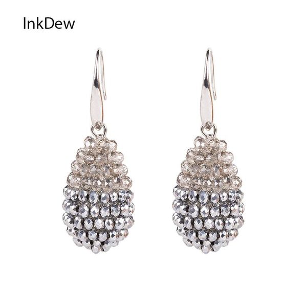 dangle & chandelier inkdew two in one color water drop shape big earrings long beaded handmade crystal for women gift boho, Silver
dangle & chandelier inkdew two in one color water drop shape big earrings long beaded handmade crystal for women gift boho, Silver