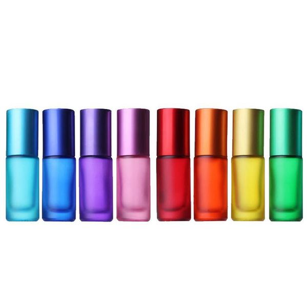 8pcs 5ml essential oil roller glass bottle massage ball bearing container travel refillable rollerball perfum jllwet
8pcs 5ml essential oil roller glass bottle massage ball bearing container travel refillable rollerball perfum jllwet