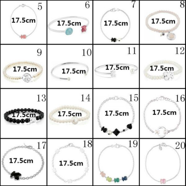 2021 100% 925 sterling silver classic cute bear bracelet fashion female ornament factory wholesale ing, Black
2021 100% 925 sterling silver classic cute bear bracelet fashion female ornament factory wholesale ing, Black