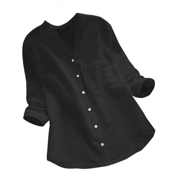 women blouses casual women button long sleeve women shirts v neck solid tee shirt female clothes plus sizes, White
women blouses casual women button long sleeve women shirts v neck solid tee shirt female clothes plus sizes, White