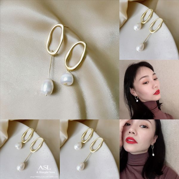 fvza wong rain classic jewelry noblesse earring silver created moissanite gemstone diamonds earrings fine studs wedding ear, Golden