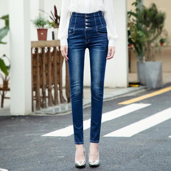 women's jeans female high-waisted slim feet pants womens high waist plus size street style women's clothing1, Blue
women's jeans female high-waisted slim feet pants womens high waist plus size street style women's clothing1, Blue