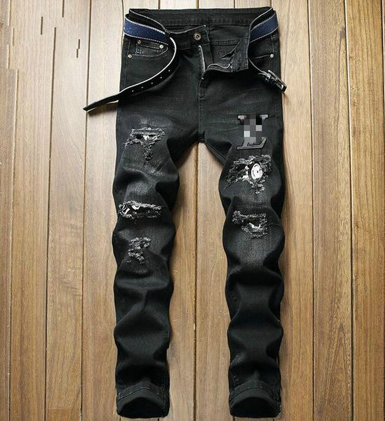 21ss men's france brand designers jeans distressed ripped slim fit motorcycle biker denim pants mens leisure fashion jeans h101, Blue
21ss men's france brand designers jeans distressed ripped slim fit motorcycle biker denim pants mens leisure fashion jeans h101, Blue