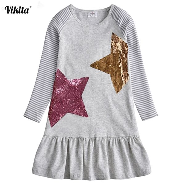 vikita kids dresses for girls costume long sleeve cotton princess dress children clothes reversible sequined baby girls dress 201203, Red;yellow
vikita kids dresses for girls costume long sleeve cotton princess dress children clothes reversible sequined baby girls dress 201203, Red;yellow