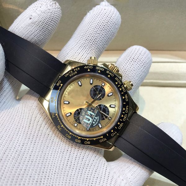 2021 automatic mens watches 116500ln designer watch montre de luxe automatic movement wristwatches ceramic bezel rubber strap no chronograph, Slivery;brown
2021 automatic mens watches 116500ln designer watch montre de luxe automatic movement wristwatches ceramic bezel rubber strap no chronograph, Slivery;brown