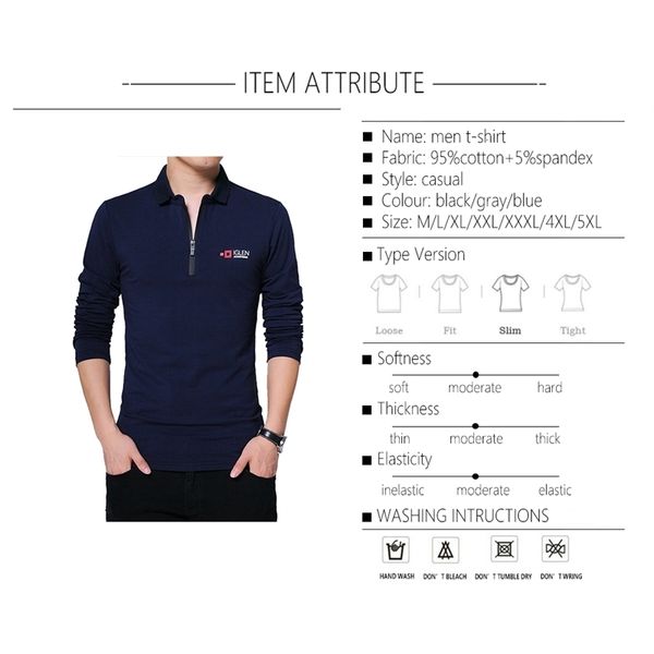 browon autumn brand t shirt men long sleeve zipper collar print casual tshirt cotton slim fit t-shirt plus size men clothing 201203, White;black
browon autumn brand t shirt men long sleeve zipper collar print casual tshirt cotton slim fit t-shirt plus size men clothing 201203, White;black