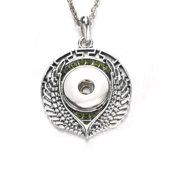 new fashion wing heart shape glamour rhinestone necklace snap button pendant necklace fit 18mm buttons women bbycbp, Silver
new fashion wing heart shape glamour rhinestone necklace snap button pendant necklace fit 18mm buttons women bbycbp, Silver