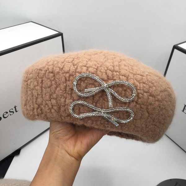 during the spring and autumn winter wool hat beret for women painter female british retro diamond web celebrity ins fuzzy, Blue;gray
during the spring and autumn winter wool hat beret for women painter female british retro diamond web celebrity ins fuzzy, Blue;gray