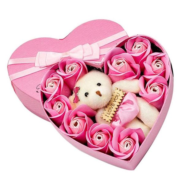 soap flowers rose flower gift bears box rose bouquet day valentine's gift flower head soap festival 10pcs box rnajo 
soap flowers rose flower gift bears box rose bouquet day valentine's gift flower head soap festival 10pcs box rnajo