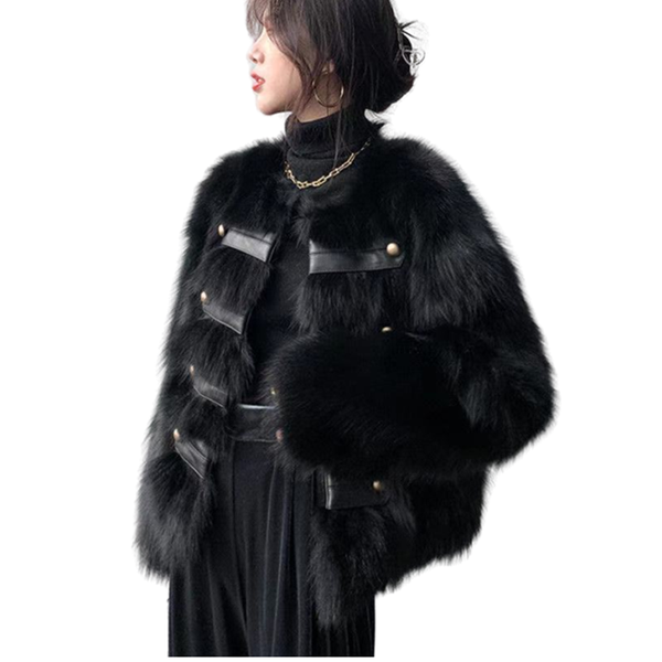 new fashion female winter fake fur coat casual loose plus size jacket thick warm women fake fur overcoat, Black
new fashion female winter fake fur coat casual loose plus size jacket thick warm women fake fur overcoat, Black