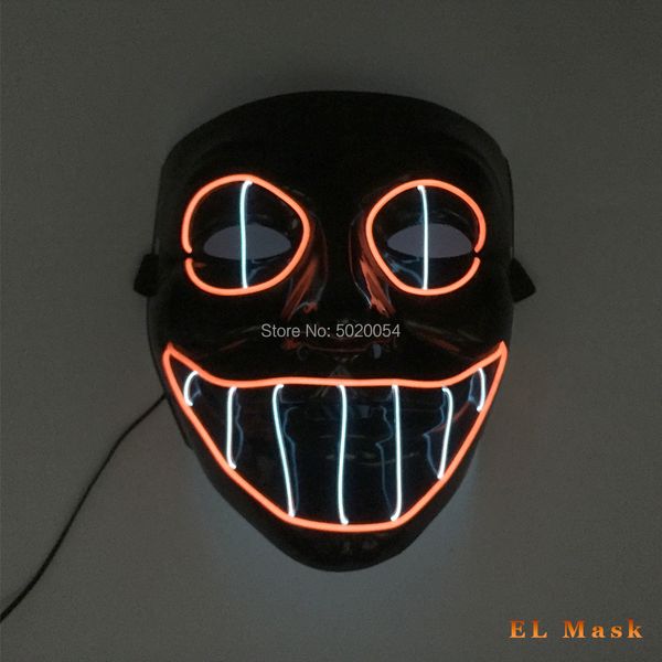 costume accessories halloween rave party decor 2 colors combined light up mask neon el wire horror mask for dark hallways festival night clu, Silver
costume accessories halloween rave party decor 2 colors combined light up mask neon el wire horror mask for dark hallways festival night clu, Silver