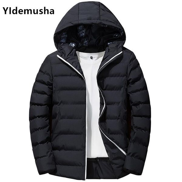 men's down & parkas 2021 spring winter jacket hooded mid-length fashion parka men cotton with casual thicken warm overcoat, Black
men's down & parkas 2021 spring winter jacket hooded mid-length fashion parka men cotton with casual thicken warm overcoat, Black