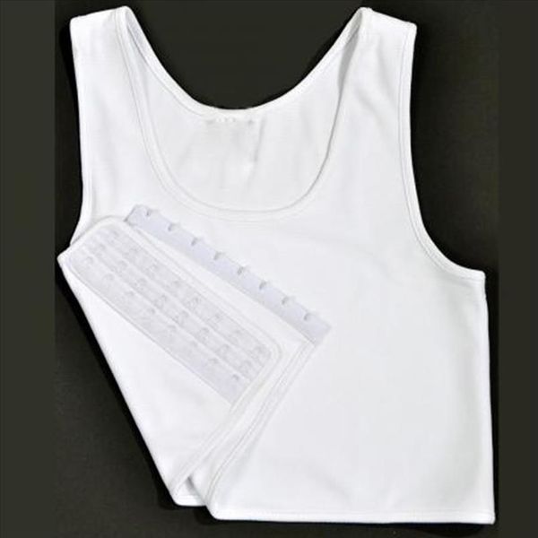 women short chest breast vest breathable buckle binder trans lesbian tomboy cosplay polyester round neck casual corset xxl, White
women short chest breast vest breathable buckle binder trans lesbian tomboy cosplay polyester round neck casual corset xxl, White