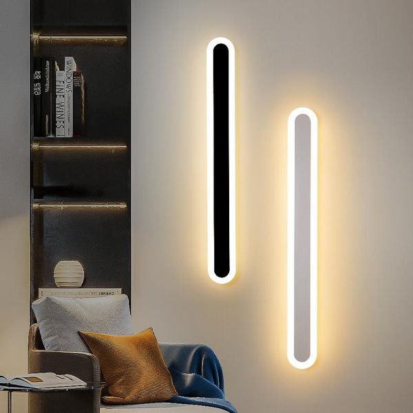 modern minimalist balck white long line wall lamp for living room decor bedroom led wall sconces balcony aisle background cafe
modern minimalist balck white long line wall lamp for living room decor bedroom led wall sconces balcony aisle background cafe