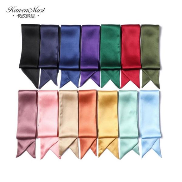 scarves nautral silk scarf for hair head ribbon korean female narrow strip solid color wide headband wristband, Blue;gray
scarves nautral silk scarf for hair head ribbon korean female narrow strip solid color wide headband wristband, Blue;gray