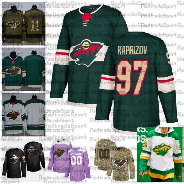 2021 reverse retro customize #97 kirill kaprizov minnesota wild hockey jerseys golden edition camo veterans day fights cancer custom shirts, Black;red
2021 reverse retro customize #97 kirill kaprizov minnesota wild hockey jerseys golden edition camo veterans day fights cancer custom shirts, Black;red
