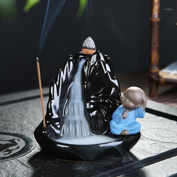 the little monk smoke waterfall ceramic censer backflow stick incense burner holder creative home decor use in home teahouse1
the little monk smoke waterfall ceramic censer backflow stick incense burner holder creative home decor use in home teahouse1