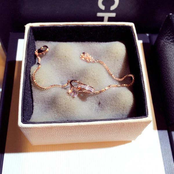exquisite shine zircon buckle women bracelet handmade sparking cz copper plated read gold pulseras brasselet, Black
exquisite shine zircon buckle women bracelet handmade sparking cz copper plated read gold pulseras brasselet, Black