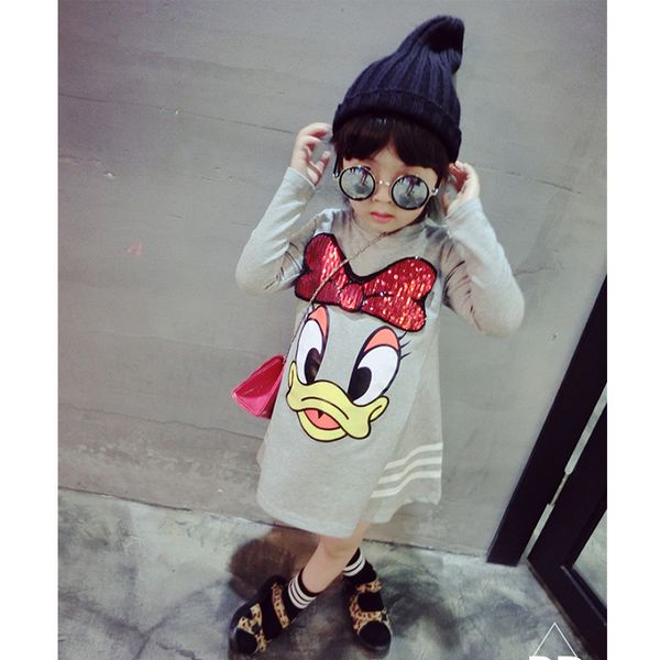 girls clothes long-sleeved t-shirt dress cartoon sequins applique princess dress baby3-7years old fashion loose quality clothing lj200825, Red;yellow
girls clothes long-sleeved t-shirt dress cartoon sequins applique princess dress baby3-7years old fashion loose quality clothing lj200825, Red;yellow
