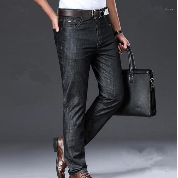 men jeans summer thin breathable soft mid straight regular men's jeans trousers vintage mens clothing1, Blue
men jeans summer thin breathable soft mid straight regular men's jeans trousers vintage mens clothing1, Blue