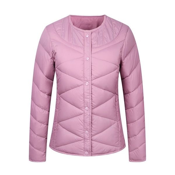 lightweight women down jacket liner new slim single-breasted short female jacket large size thickening ladies parkas cw272 y201026, Black
lightweight women down jacket liner new slim single-breasted short female jacket large size thickening ladies parkas cw272 y201026, Black