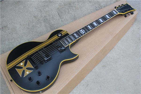 elegant iron cross sw old electric guitar yellow striped ,black body and black hardwares,special frets inlay,can be customized
elegant iron cross sw old electric guitar yellow striped ,black body and black hardwares,special frets inlay,can be customized