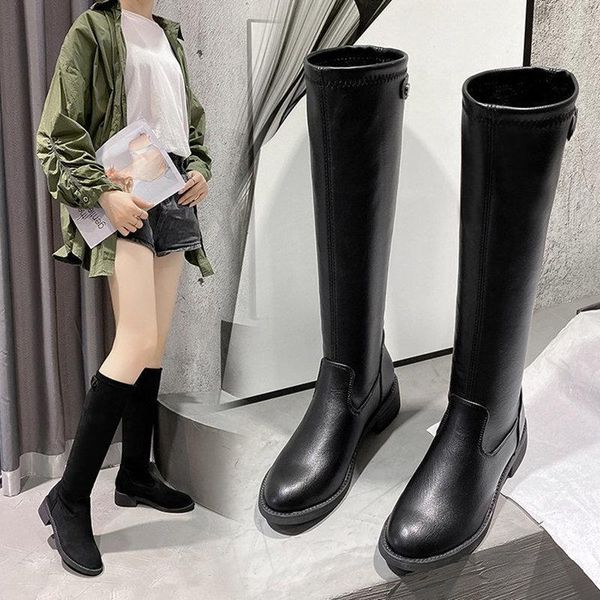 boots emma yhbl 2021 winter leather british style women's autumn machine women long pipe boot1, Black
boots emma yhbl 2021 winter leather british style women's autumn machine women long pipe boot1, Black