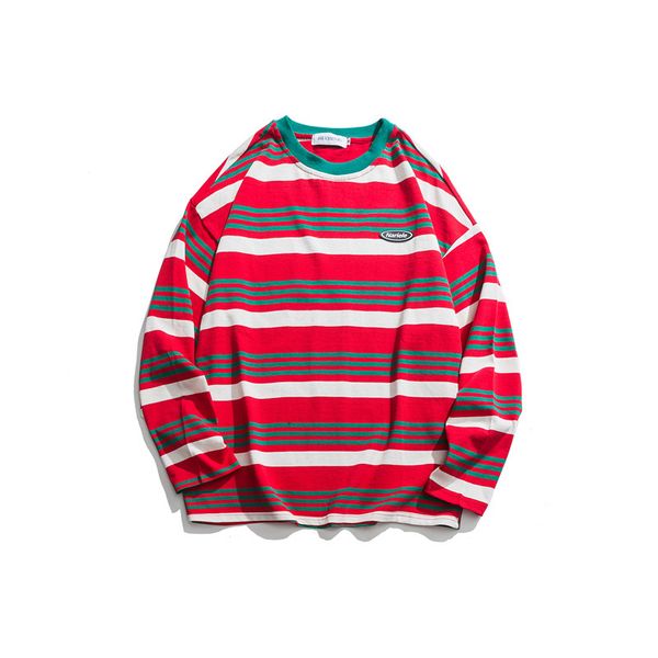 2021 бедра мода длинная осень новый мужской и женский футболка пару стиль striped viac, White
2021 бедра мода длинная осень новый мужской и женский футболка пару стиль striped viac, White