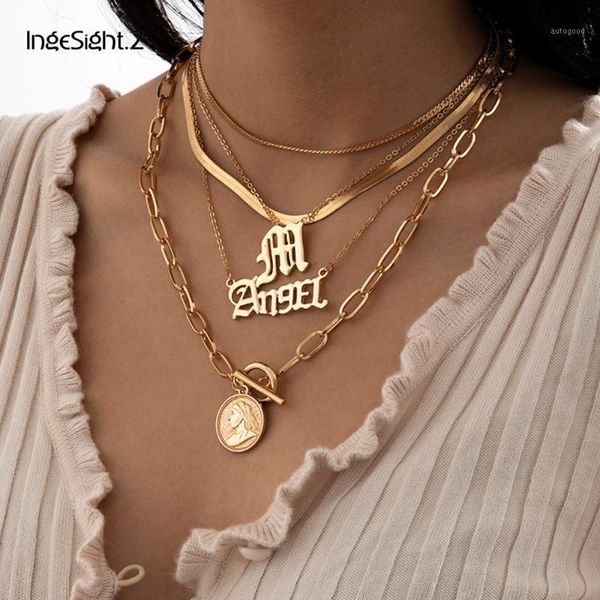 chains ingesight.z 5pcs/set multi layered toggle lasso carved coin pendant necklace flat snake chain letter choker necklaces jewelry1, Silver
chains ingesight.z 5pcs/set multi layered toggle lasso carved coin pendant necklace flat snake chain letter choker necklaces jewelry1, Silver