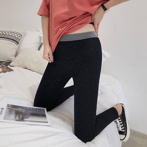 women's leggings women autumn legings spring casual solid color elastic pencil high waist feet trousers getry damskie, Black
women's leggings women autumn legings spring casual solid color elastic pencil high waist feet trousers getry damskie, Black