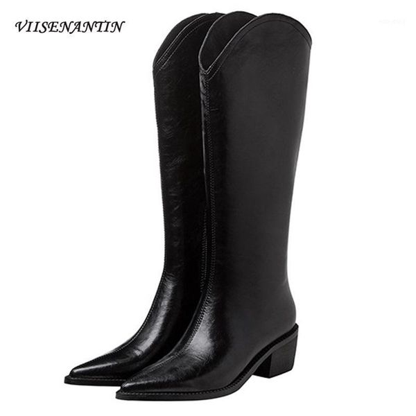 pointed toe western cowboy boots women's horse oil leather medium thick heel side zipper straight tube boots new platform shoes1, Black
pointed toe western cowboy boots women's horse oil leather medium thick heel side zipper straight tube boots new platform shoes1, Black