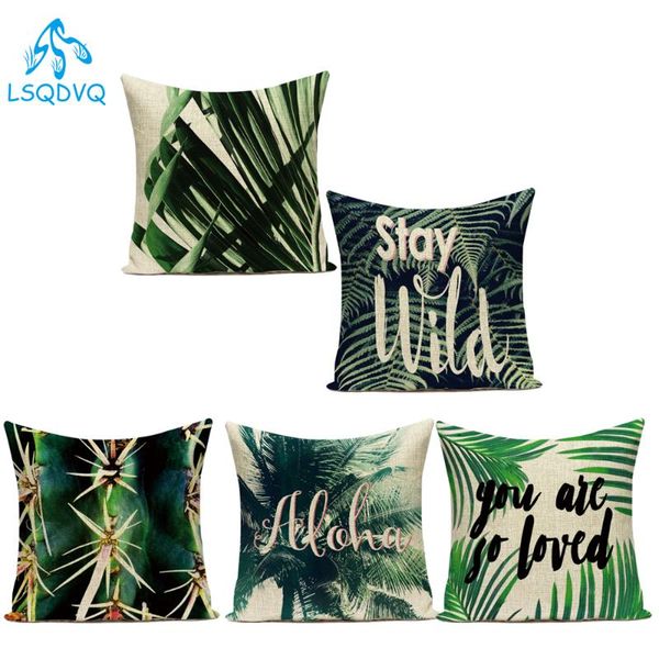 cotton linen sofa home decoration decorative pillow covers tropical green leaves palm cushion cover for living room almofadas
cotton linen sofa home decoration decorative pillow covers tropical green leaves palm cushion cover for living room almofadas