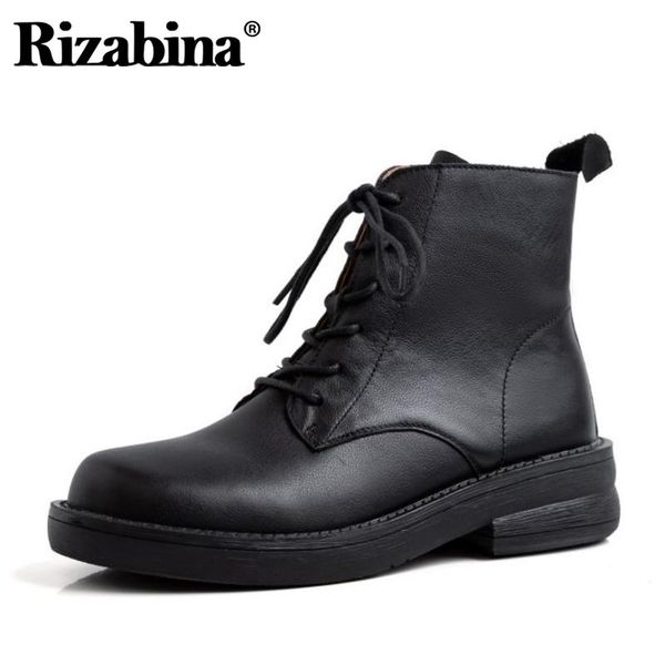 rizabina women boots boots натуральная кожа женщина короткие ботинки мода повседневная женская обувь ежедневная обувь размер 34-39, Black
rizabina women boots boots натуральная кожа женщина короткие ботинки мода повседневная женская обувь ежедневная обувь размер 34-39, Black