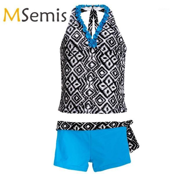 children's swimwear kids girls tankinis swimsuit two pieces halter summer with swimming pants children's bathing suit clothes1
children's swimwear kids girls tankinis swimsuit two pieces halter summer with swimming pants children's bathing suit clothes1