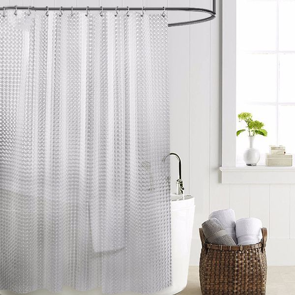 plastic eva 3d waterproof shower curtain transparent white clear bathroom curtain luxury bath curtain with 12pcs hooks
plastic eva 3d waterproof shower curtain transparent white clear bathroom curtain luxury bath curtain with 12pcs hooks