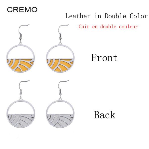 dangle & chandelier cremo stainless steel earrings drop hanging fan pendant for women leather jewelry, Silver
dangle & chandelier cremo stainless steel earrings drop hanging fan pendant for women leather jewelry, Silver