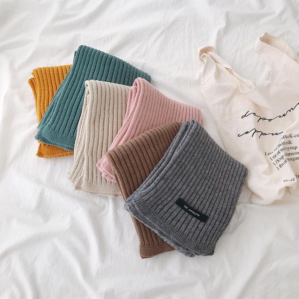 scarves girls fashion warm soft thick plain neckerchief long narrow small solid color winter knitted neck scarf for women, Blue;gray
scarves girls fashion warm soft thick plain neckerchief long narrow small solid color winter knitted neck scarf for women, Blue;gray