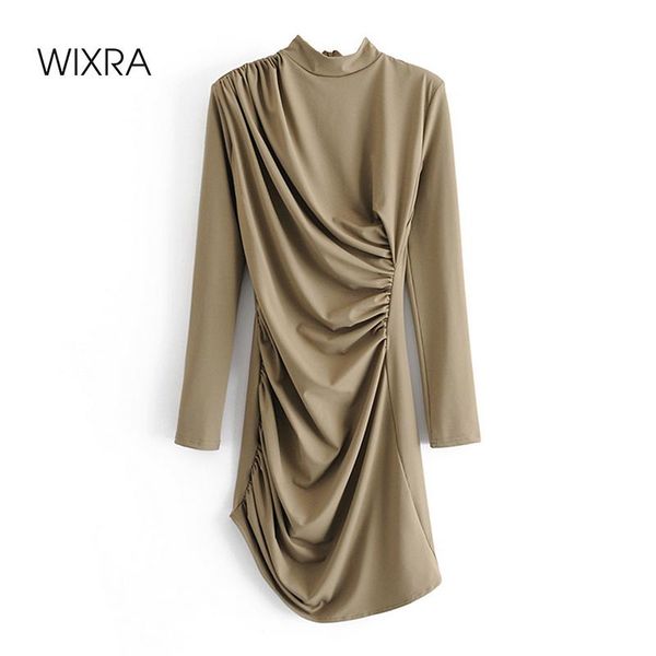 casual dresses wixra women's pleated skinny dress elegant o-neck short party high street long sleeve slim clothing spring, Black;gray
casual dresses wixra women's pleated skinny dress elegant o-neck short party high street long sleeve slim clothing spring, Black;gray