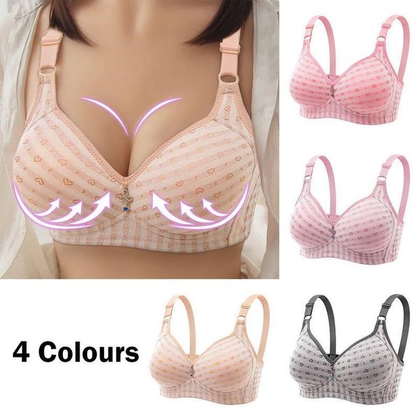 2020 bras for women seamless large size lingerie thin print underwear wire push up bra comfort adjustable brasieres1, Red;black
2020 bras for women seamless large size lingerie thin print underwear wire push up bra comfort adjustable brasieres1, Red;black