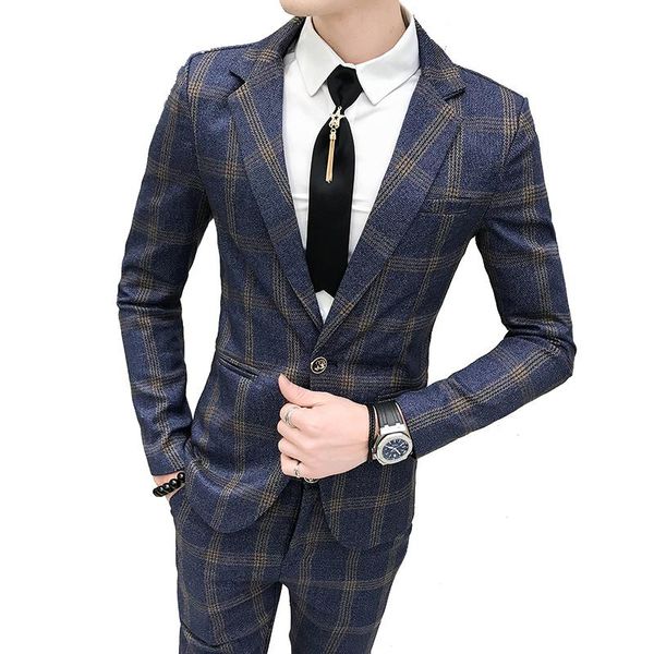 men's suits & blazers nice boutique plaid fashion men casual business suit / groom wedding dress 2 piece set ( jacket + pants ), White;black
men's suits & blazers nice boutique plaid fashion men casual business suit / groom wedding dress 2 piece set ( jacket + pants ), White;black