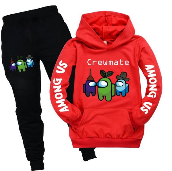 game among us hoodies pants suit for teens girls boys children cartoon anime sweatshirt suit kids autumn winter clothes sudadera, White
game among us hoodies pants suit for teens girls boys children cartoon anime sweatshirt suit kids autumn winter clothes sudadera, White