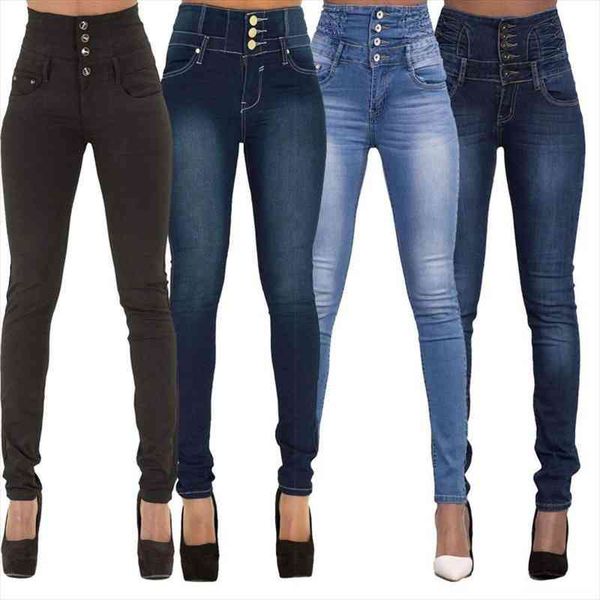 women jeans arrival denim pencil trousers stretch high waist button slim fit skinny elegant ladies clothing, Blue
women jeans arrival denim pencil trousers stretch high waist button slim fit skinny elegant ladies clothing, Blue