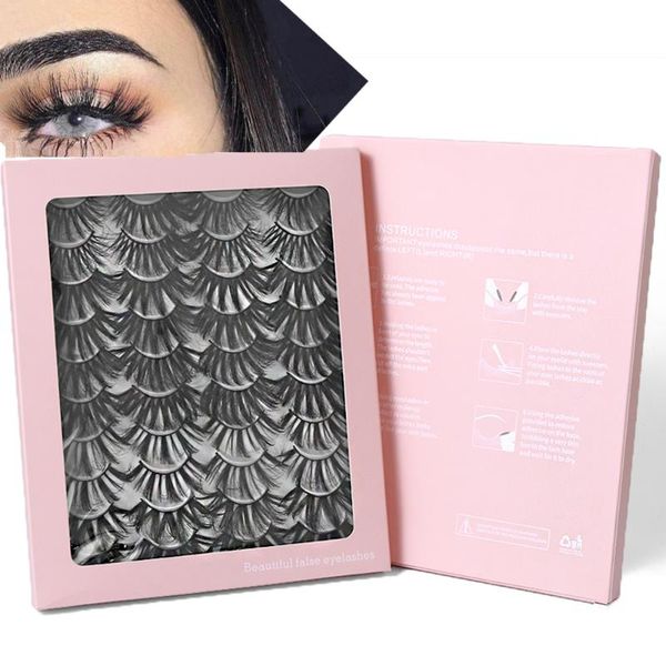 20 pairs dramatic long false eyelashes 3d faux mink lash criss-cross wispies fluffies handmade women fashion eye makeup tools
20 pairs dramatic long false eyelashes 3d faux mink lash criss-cross wispies fluffies handmade women fashion eye makeup tools