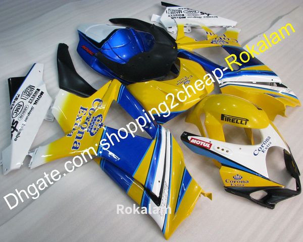 for suzuki gsxr1000 fairing 07 08 gsx-r1000 2007 2008 k7 abs yellow blue white bodywork part aftermarket fairings kit (injection molding)
for suzuki gsxr1000 fairing 07 08 gsx-r1000 2007 2008 k7 abs yellow blue white bodywork part aftermarket fairings kit (injection molding)