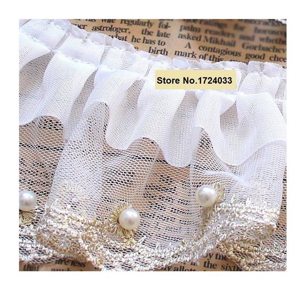 7cm, 2.7 '' wide 1meter/lot mesh embroidered lace gold thread bead decoration lace fabric for garment sew jllzay
7cm, 2.7 '' wide 1meter/lot mesh embroidered lace gold thread bead decoration lace fabric for garment sew jllzay