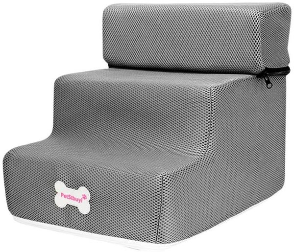 3 steps anti-slip breathable mesh foldable detachable pet bed stairs cat dog ramp ladder for small dog cat house
3 steps anti-slip breathable mesh foldable detachable pet bed stairs cat dog ramp ladder for small dog cat house