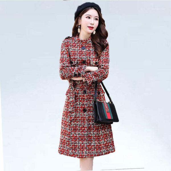2020 autumn winter wool coat high qualiyt long sleeve plaid patchwork high street thick tweed coat fashion woolen jackets tide1, Black
2020 autumn winter wool coat high qualiyt long sleeve plaid patchwork high street thick tweed coat fashion woolen jackets tide1, Black