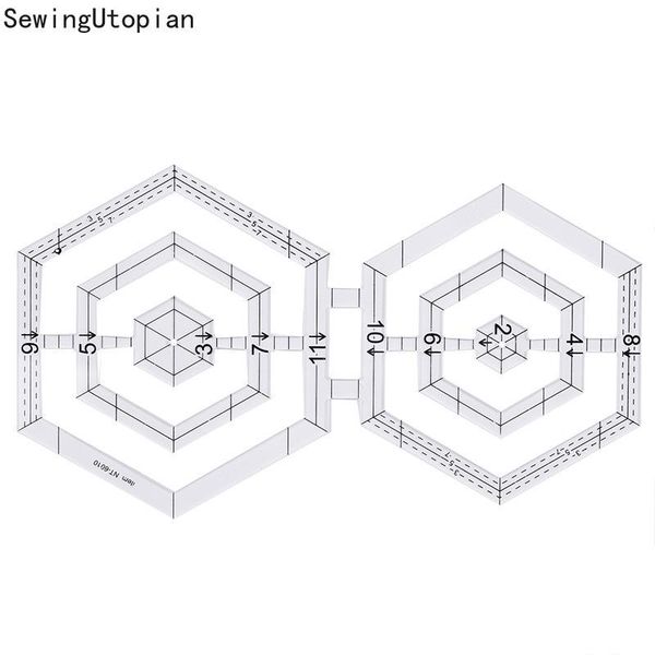 sewing notions & tools transparent acrylic patchwork rules parts quilting double hexagon twin ruler, Black
sewing notions & tools transparent acrylic patchwork rules parts quilting double hexagon twin ruler, Black