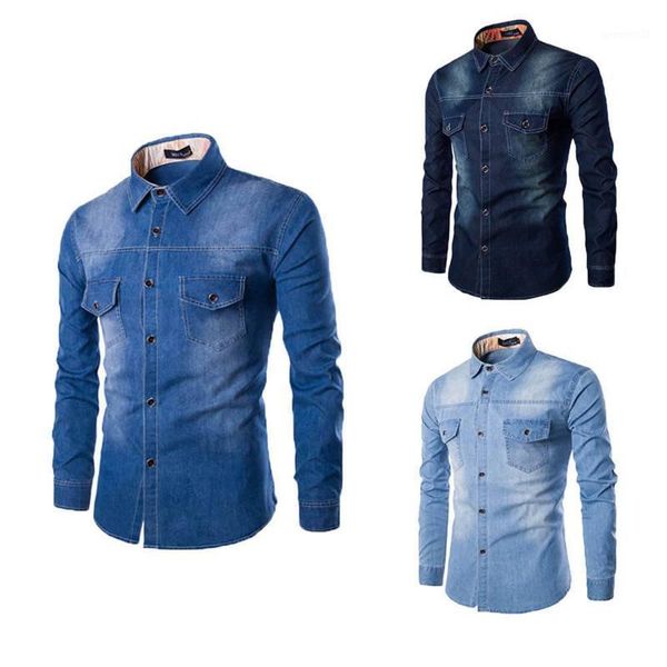 men's casual shirts fashion mens clothing men shirt luxury slim long sleeve denim button up shirts1, White;black
men's casual shirts fashion mens clothing men shirt luxury slim long sleeve denim button up shirts1, White;black